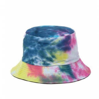 tie-dye fisherman bucket hat