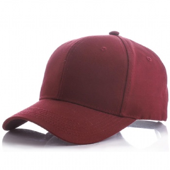 100% cotton 6 panel baseball cap