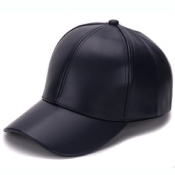 Classic Plain PU baseball cap