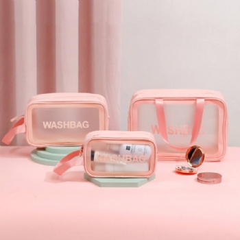 PU transparent cosmetic bag