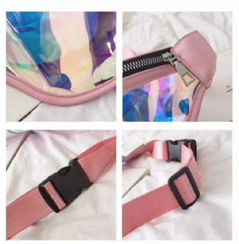 Holographic Pvc Bag Crossbody Women Clear Fanny Pack