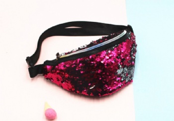 Girls Glitter Reversible Sequin Fanny Pack