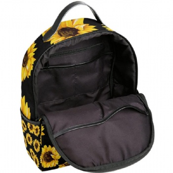 Sunflower Printed Backpack