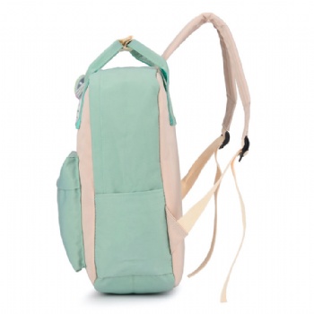 Plain canvas backpack