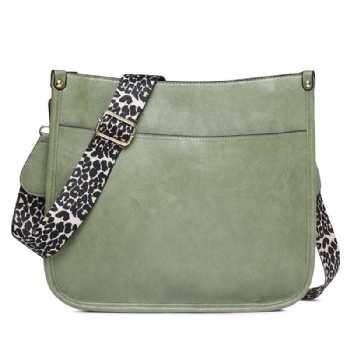 Leopard strap crossbody shoulder bags