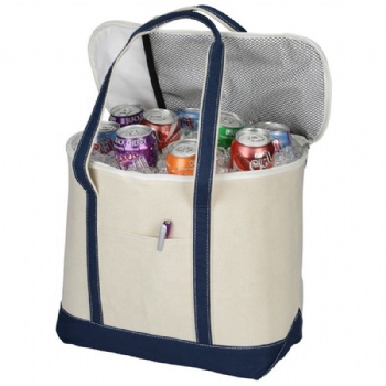 Zip Heavy Duty Canvas Collapsible Insulated Cooler Bag